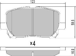 Magneti Marelli 600000097860 - Гальмівні колодки, дискові гальма avtolavka.club