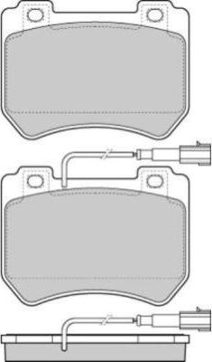 Magneti Marelli PF0423 - Гальмівні колодки, дискові гальма avtolavka.club