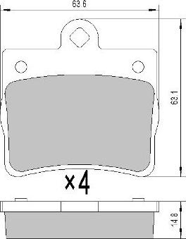 Mercedes-Benz 005420182041 - Гальмівні колодки, дискові гальма avtolavka.club