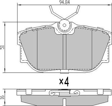 FREMAX FBP-1162 - Гальмівні колодки, дискові гальма avtolavka.club