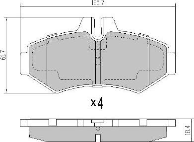 FREMAX FBP-1131 - Гальмівні колодки, дискові гальма avtolavka.club