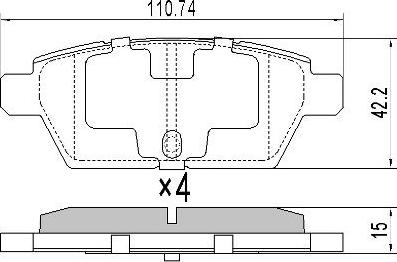 FREMAX FBP-1845 - Гальмівні колодки, дискові гальма avtolavka.club