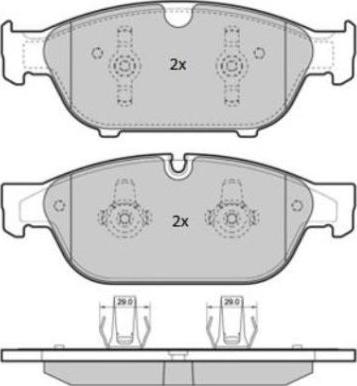 FREMAX FBP-1852 - Гальмівні колодки, дискові гальма avtolavka.club