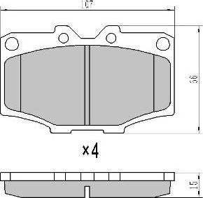 HELLA 8DB 355 016-801 - Гальмівні колодки, дискові гальма avtolavka.club