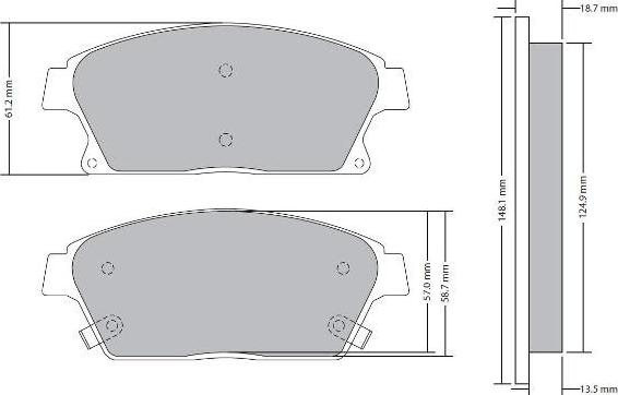 FREMAX FBP-1723 - Гальмівні колодки, дискові гальма avtolavka.club