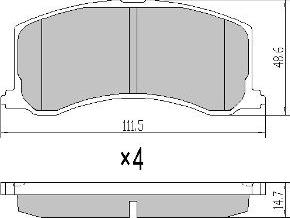 FREMAX FBP-1775 - Гальмівні колодки, дискові гальма avtolavka.club