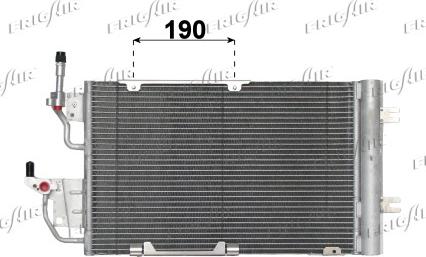 Frigair 0807.2033 - Конденсатор, кондиціонер avtolavka.club