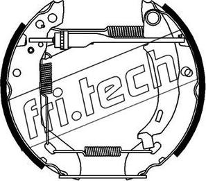 Fri.Tech. 16055 - Комплект гальм, барабанний механізм avtolavka.club