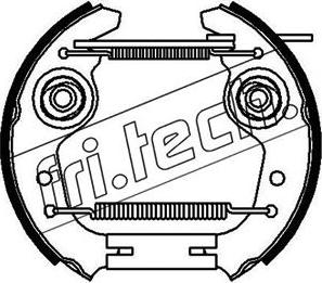 Fri.Tech. 16002 - Комплект гальм, барабанний механізм avtolavka.club