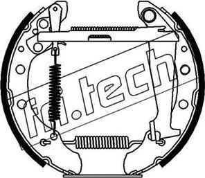 Fri.Tech. 16087 - Комплект гальм, барабанний механізм avtolavka.club