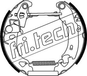 Fri.Tech. 16192 - Комплект гальм, барабанний механізм avtolavka.club