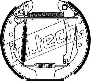 Fri.Tech. 16142 - Комплект гальм, барабанний механізм avtolavka.club