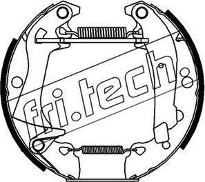 Fri.Tech. 16131 - Комплект гальм, барабанний механізм avtolavka.club