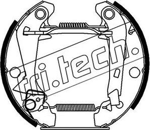 Fri.Tech. 16126 - Комплект гальм, барабанний механізм avtolavka.club