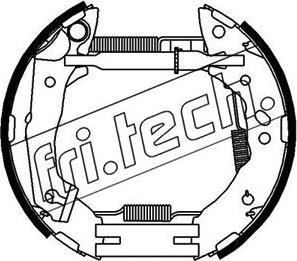 Fri.Tech. 16344 - Комплект гальм, барабанний механізм avtolavka.club