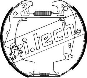 Fri.Tech. 16336 - Комплект гальм, барабанний механізм avtolavka.club