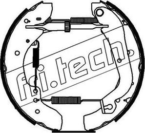 Fri.Tech. 16202 - Комплект гальм, барабанний механізм avtolavka.club