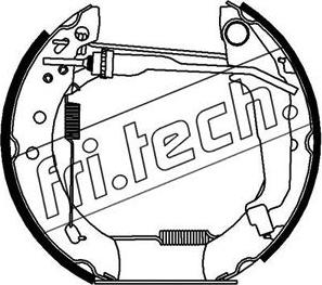 Fri.Tech. 16211 - Комплект гальм, барабанний механізм avtolavka.club