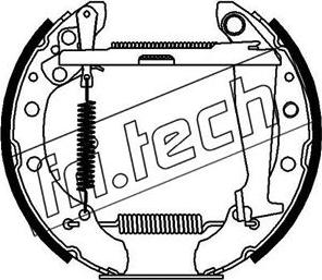 Fri.Tech. 16229 - Комплект гальм, барабанний механізм avtolavka.club