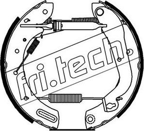 Fri.Tech. 16220 - Комплект гальм, барабанний механізм avtolavka.club