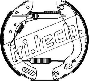 Fri.Tech. 16221 - Комплект гальм, барабанний механізм avtolavka.club