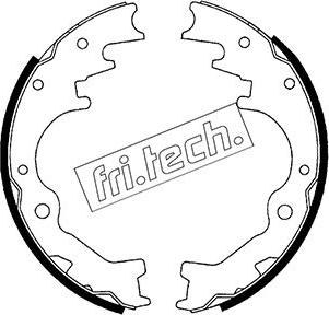 Fri.Tech. 1049.142 - Комплект гальм, барабанний механізм avtolavka.club