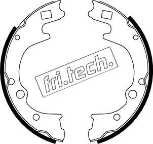 Fri.Tech. 1049.155 - Комплект гальм, барабанний механізм avtolavka.club