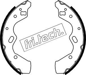 Fri.Tech. 1049.153 - Комплект гальм, барабанний механізм avtolavka.club