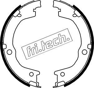 Fri.Tech. 1049.165 - Комплект гальм, ручник, парковка avtolavka.club