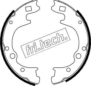 Fri.Tech. 1046.209 - Комплект гальм, барабанний механізм avtolavka.club