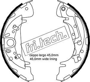 Fri.Tech. 1046.207Y - Комплект гальм, барабанний механізм avtolavka.club