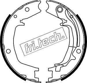 Fri.Tech. 1046.215Y - Комплект гальм, ручник, парковка avtolavka.club