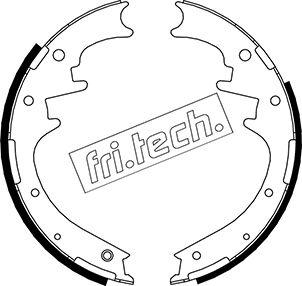 Fri.Tech. 1040.154 - Комплект гальм, барабанний механізм avtolavka.club