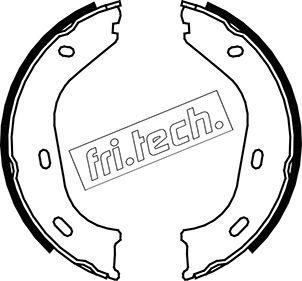 Fri.Tech. 1052.116 - Комплект гальм, ручник, парковка avtolavka.club