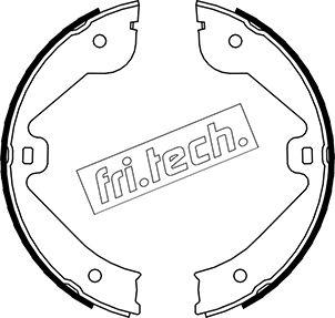 Fri.Tech. 1052.131 - Комплект гальм, ручник, парковка avtolavka.club