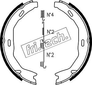 Fri.Tech. 1052.132K - Комплект гальм, ручник, парковка avtolavka.club