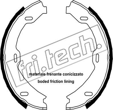 Fri.Tech. 1052.128 - Комплект гальм, ручник, парковка avtolavka.club