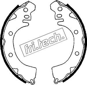 Fri.Tech. 1064.155 - Комплект гальм, барабанний механізм avtolavka.club