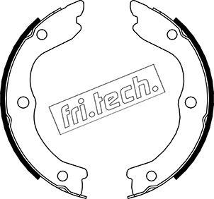 Fri.Tech. 1067.196 - Комплект гальм, ручник, парковка avtolavka.club