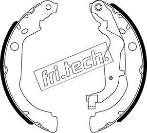 Fri.Tech. 1088.244 - Комплект гальм, барабанний механізм avtolavka.club