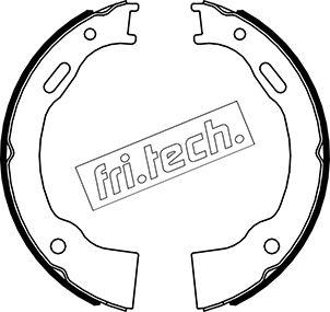 Fri.Tech. 1088.242 - Комплект гальм, ручник, парковка avtolavka.club