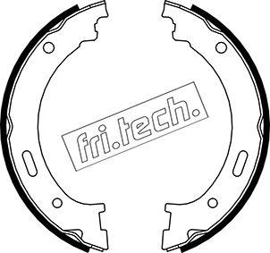 Fri.Tech. 1088.236 - Комплект гальм, ручник, парковка avtolavka.club