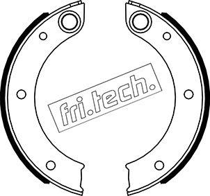 Fri.Tech. 1083.003 - Комплект гальм, ручник, парковка avtolavka.club