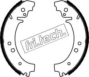 Fri.Tech. 1034.076 - Комплект гальм, барабанний механізм avtolavka.club