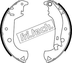 Fri.Tech. 1034.105Y - Комплект гальм, барабанний механізм avtolavka.club