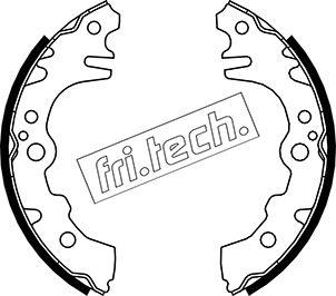 Fri.Tech. 1026.351 - Комплект гальм, барабанний механізм avtolavka.club