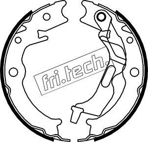 Fri.Tech. 1027.007 - Комплект гальм, ручник, парковка avtolavka.club