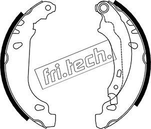 Fri.Tech. 1079.191 - Комплект гальм, барабанний механізм avtolavka.club