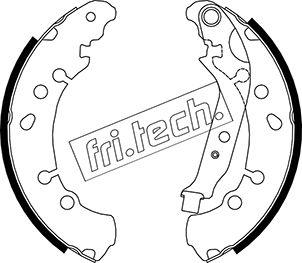 Fri.Tech. 1115.326 - Комплект гальм, барабанний механізм avtolavka.club