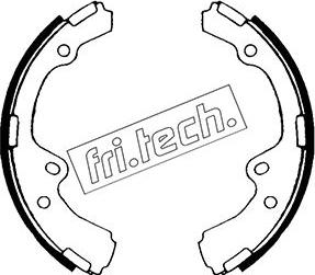 Fri.Tech. 1115.255 - Комплект гальм, барабанний механізм avtolavka.club